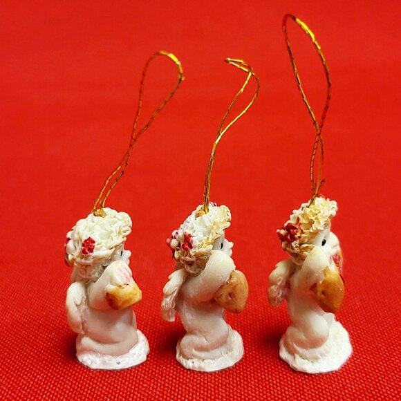 Dreamsicles Love Peace Angel Mini Ornaments Set of 3 - Picture 4 of 10